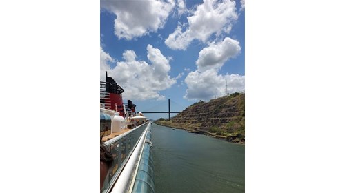Cruising through the Panama Canal