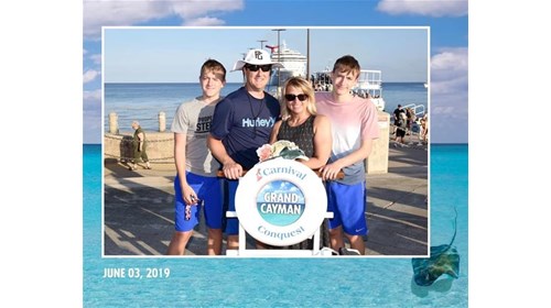 My family in Grand Cayman