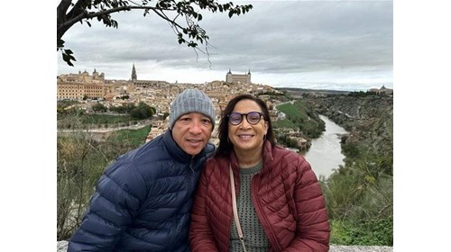 In Toledo Spain visiting my son studying abroad