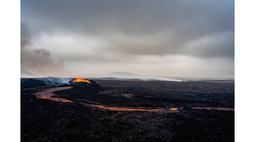 Summer 2023 Volcano Eruption; Iceland
