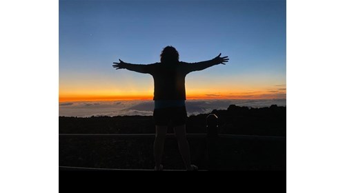 Sunset in Haleakala National Park