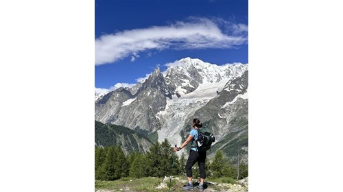 Mont Blanc. Grueling trek, but stunning views!