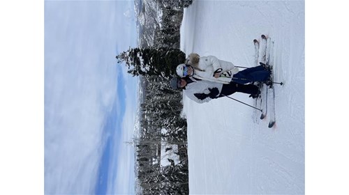 My Dad and I enjoying Deer Valley, UT! 