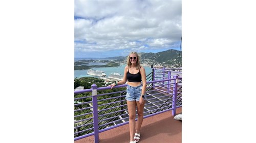 From the top of the mountain in St.Thomas, USVI