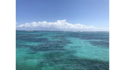 Beautiful waters off the coast of Belize