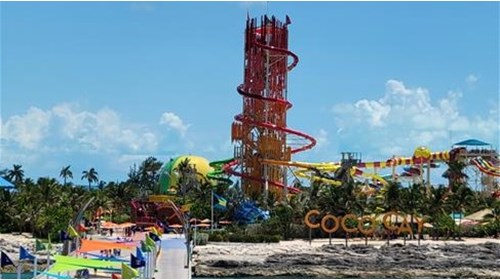 Welcoming view of Perfect Day at CocoCay