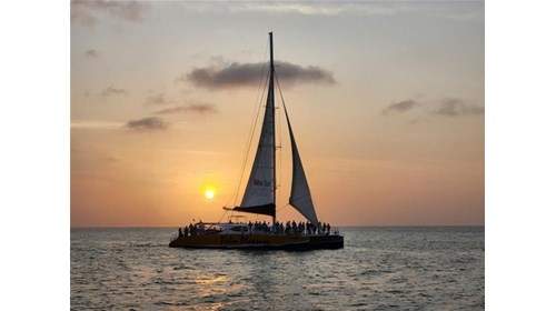 Sailing into a Caribbean Sunset