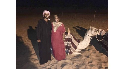Dubai with my husband