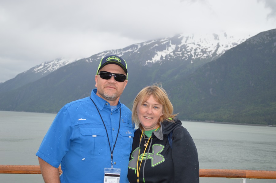 Alaska--Just me and my sweet hubby on sea day