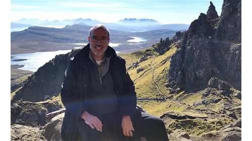 Enjoying the view- Isle of Skye in Scotland