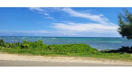 Beach shore in Ocho Rios, Jamaica