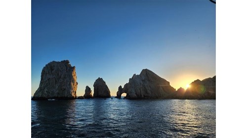 Beautiful Cabo Sunset over Land's End and el Arco
