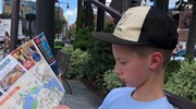 Map reading with my oldest in Boston, MA (2018)