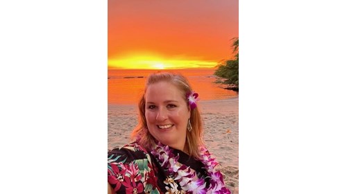 The Beautiful Sunset of Hawaii