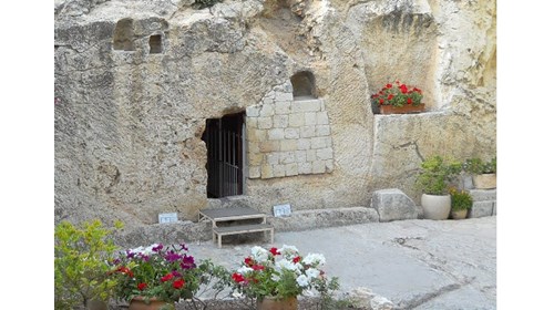 Jesus' empty tomb in Jerusalem