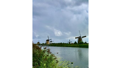 The Kinderdijk windmills 