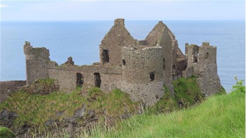 Dunluce Castle in Northern Ireland