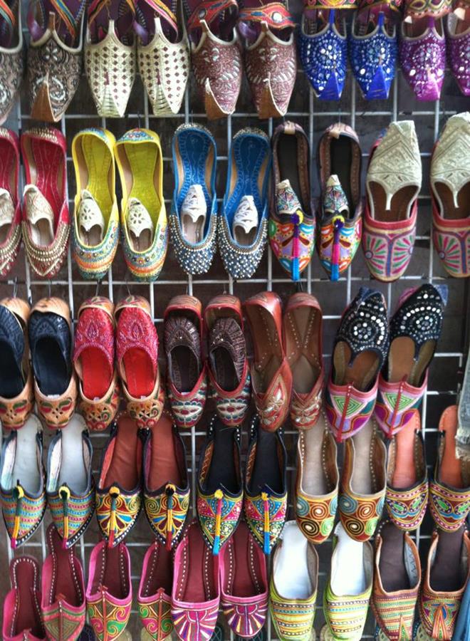 Shoe Souk in Old Dubai.