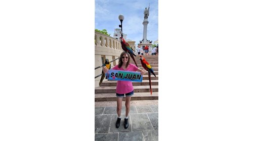 Colorful companions in San Juan! ???? #TravelGoals