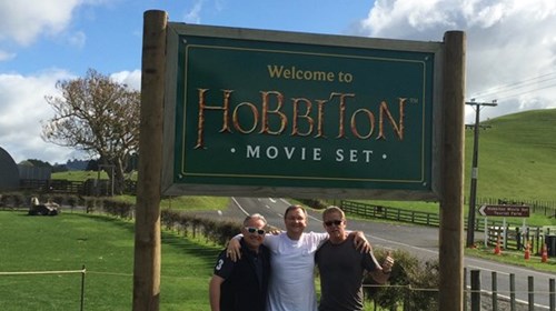 Your Gallivanitng Guru Visitng Hobbiton Movie Set 