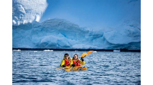 Kayaking in Antartica