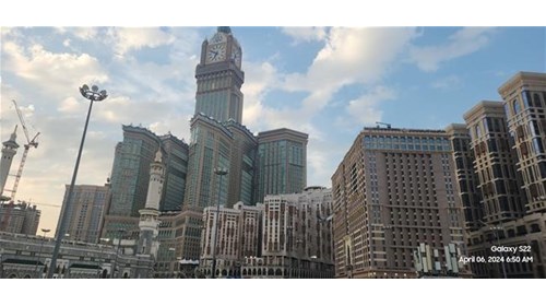 Makkah clock tower view