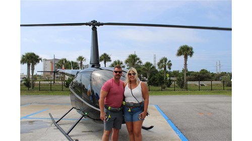 Florda Coast Helicopter Tour with my husband!