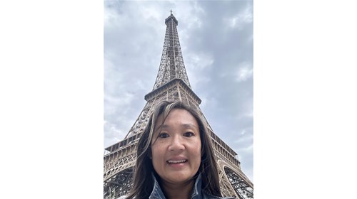 The iconic Eiffel Tower was on my bucket list!
