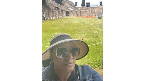 A tour of Pompei in Italy. 