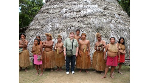 Visiting Peruvian Amazon Tribe