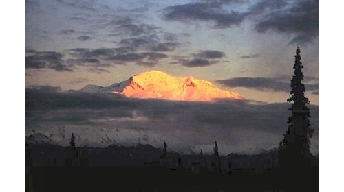 Sunrise on Denali
