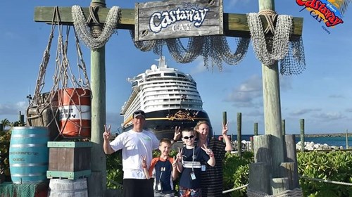 We loved the photo opportunities on Castaway Cay!