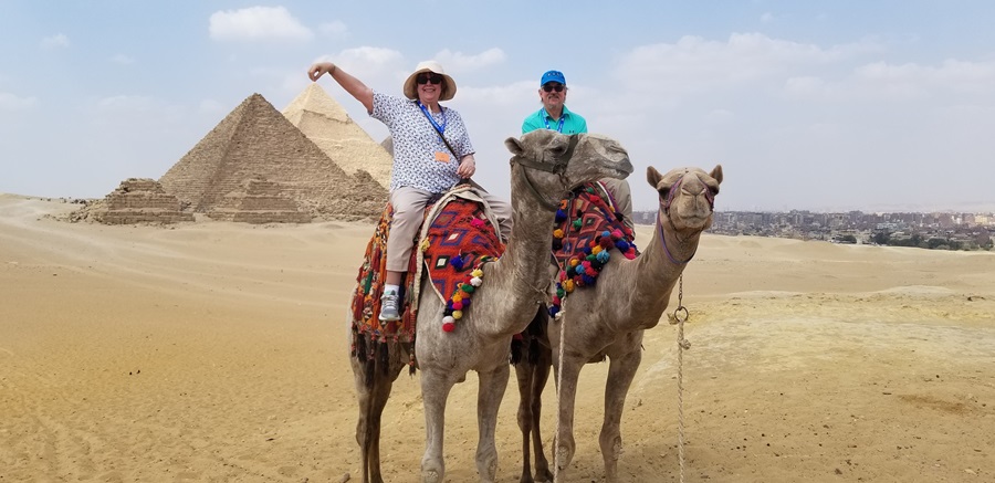 Exploring the Pyramids in style