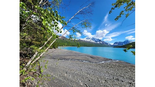 Eklutna Lake in Eklutna, Alaska