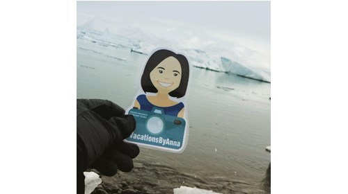 Flat Anna with some Glaciers in Iceland! 