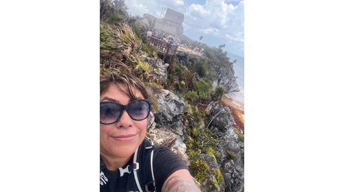 This photo was in Tulum. 