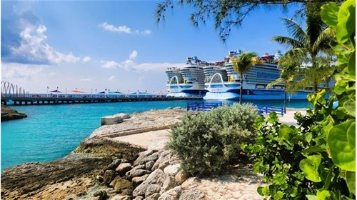 Visiting Bimini Beach Club with Virgin Voyages