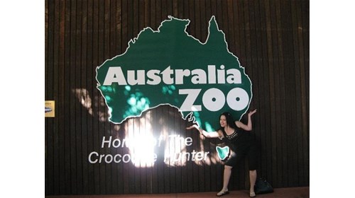 Me at Australia Zoo.  A must!!