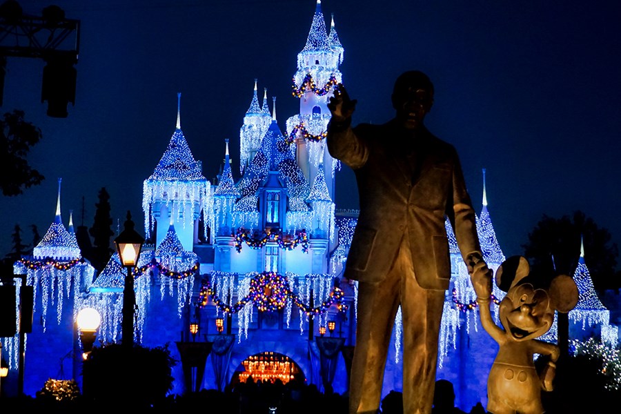Partners statue of Walt and Mickey Mouse