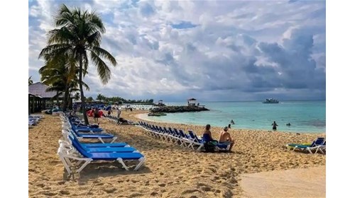 My favorite spot on vacation - by the beach