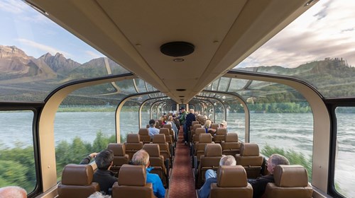 See Alaska with Royal Caribbean in a Dometop Train