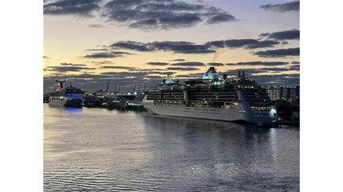 Cruise ships in PortMiami
