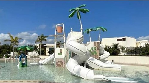 Water Slide Pay Area