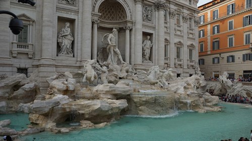 Trevi Fountain, one of my happy places