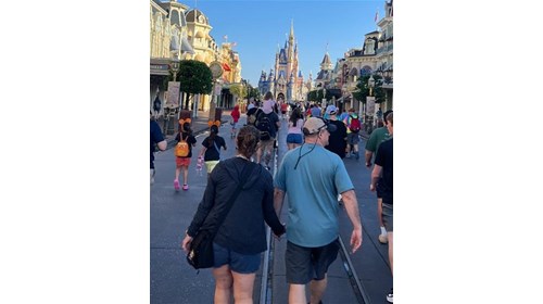 Main Street USA hand and hand, nothing better!
