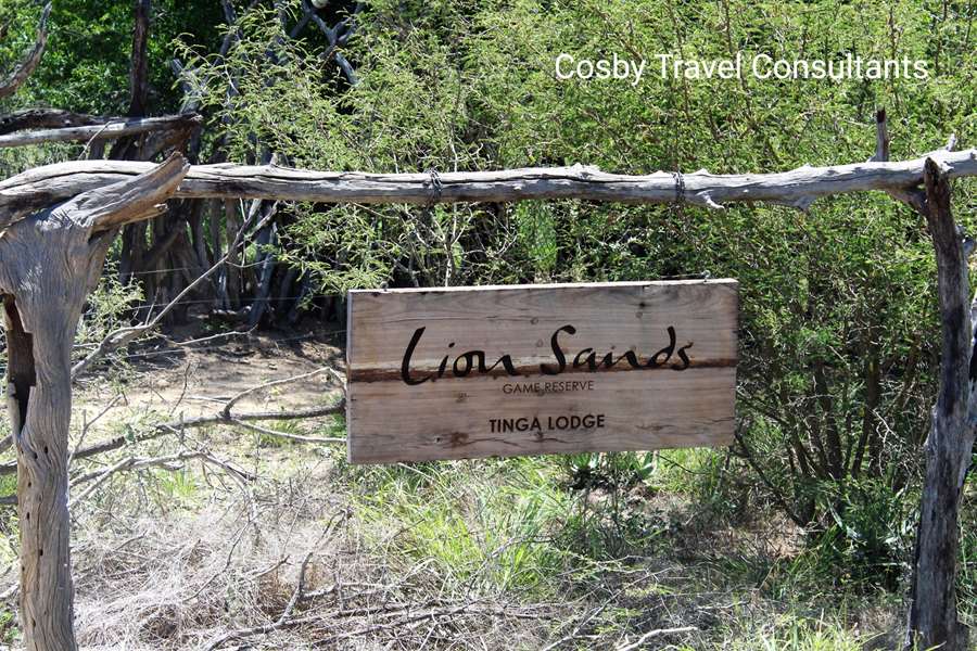 Lion Sands Tinga Lodge Entrance