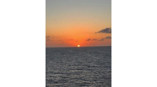 Taken at sunset from the Carnival Valor