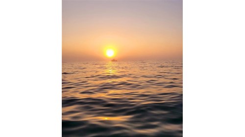 Nothing beats the sunset over the ocean