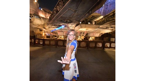 Using the Force in Disneyland!