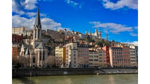 Lyon France from the confluence